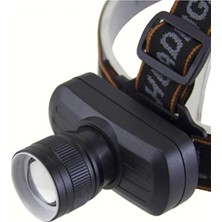 Usin Şarjlı 3 Mod Çok Işık Orta Seviye Işık Flaşörlü Zoomlu Avcı Balıkçı Kamp Kafa Feneri Kafa Lambası