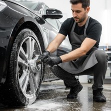 ForWhat Büro Ev Ofis Arabası Için Araç Içi Dışı Koltuk Halı Torpido Jant Oto Temizlik Fırçası