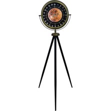 ForWhat Büro Ev Ofis Hediyesi Için 24 Saat Gösterge Eskitme Üç Ayaklı Dekoratif Saat