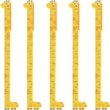 Mericline Sevimli Sarı Zürafa Boy Ölçüsü Sticker