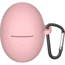 Guleron Huawei Freebuds 5 Uyumlu Mat Silikon Kılıf  + Kancalı