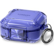 Guleron Samsung Buds Live - Buds Fe Uyumlu Transparan Tank Kılıf +Kanca