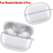 Guleron Xiaomi Redmi Buds 5 Pro Uyumlu Transparan Silikon Kılıf (Ürün Sadece Kılıftır)