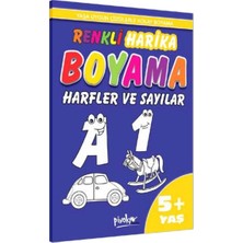 Renkli Harika Boyama Harfler ve Sayılar (5+Yaş)