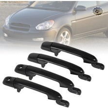 Cme Parts Hyundai Accent Era 2006-2012 Uyumlu Dış Kapı Kolu Takımı 4 Adet Set Ön Sağ ve Sol & Arka Sağ ve Sol