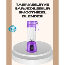 Mini Taşınabilir Blender 380ML USB Şarjlı Detoks Smoothie Hazırlayıcı