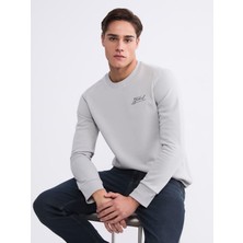 Lc Waikiki Yeni Sezon Bisiklet Yaka Baskılı Erkek Sweatshirt