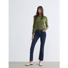 Lc Waikiki Yeni Sezon Crop Flare Kadın Jean Pantolon