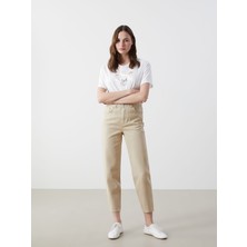 Lc Waikiki Yeni Sezon Beli Lastikli Slouchy Fit Kadın Jean Pantolon