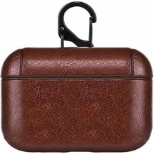 Guleron Airpods Pro  Lüx Deri Suni Deri Kılıf 360 Koruma