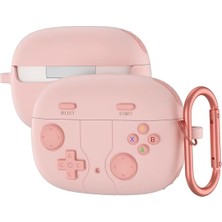 Guleron Apple Airpods Pro 3. Nesil (2025) Uyumlu Silikon Kılıf Anahtarlıklı Kılıf [gampad Tasarımı]