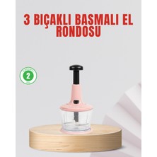 Dinç Store 44 Manuel Mutfak Rondosu Keskin Bıçaklı Geniş Hazneli Dinç Store