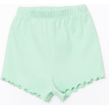 Lc Waikiki Yeni Sezon Beli Lastikli Basic Kız Çocuk Şort