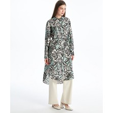 Lc Waikiki Yeni Sezon Desenli Oversize Kadın Gömlek Tunik