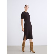 Lc Waikiki Yeni Sezon Bisiklet Yaka Triko Elbise