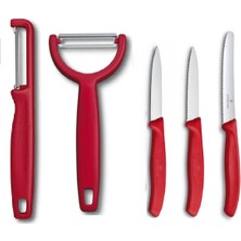 Victorinox Siyah 5 Li Soyma ve Soyacak Seti