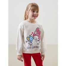 Lc Waikiki Yeni Sezon Hello Kitty Baskılı Kız Çocuk Kalın Sweatshirt