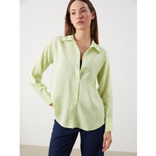 Lc Waikiki Yeni Sezon Modal Karışımlı Oversize Kadın Gömlek