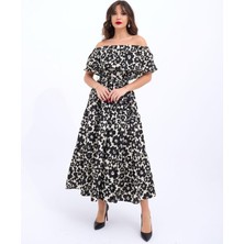 Yeşil Sarmaşık 6473 Elbise-Trento