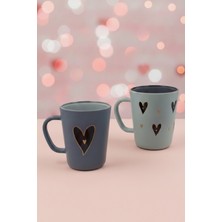 Rakle Black & Gold Love 2'li Kupa Seti 380 cc