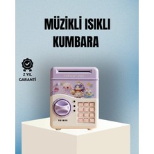 HypAirs Işıklı Sesli Şifreli Otomatik Para Çeken Kumbara Mor