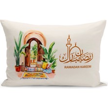 Bertille Home Ramazan Serisi Çift Tarafı Dijital Baskılı Kırlent Kılıfı (Ramadan Cushion Cover)