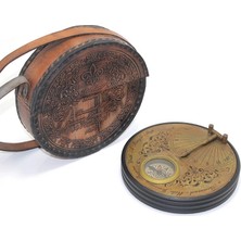 SP Deri Kılıflı Pirinç Pusula 15751A - Lisinya