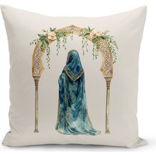 Bertille Home Ramazan Serisi Çift Tarafı Dijital Baskılı Kırlent Kılıfı (Ramadan Cushion Cover)