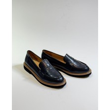 Emienza Vega(Mınos)Vegan Deri Bant Detaylı Bayan Loafer