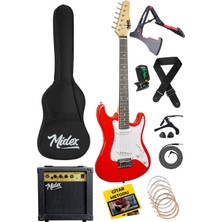 Hype Store CEG-36RD 8-12 Yaş Çocuklar Için Amfili Full 3/4 36 Inç Elektro Gitar Seti Kırmızı