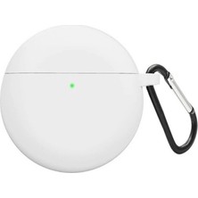 Guleron Huawei Freebuds 4 Uyumlu Kılıf Mat Silikon + Askılık