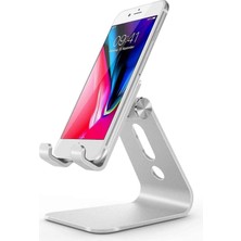 Hype Store Masaüstü Ayarlanabilir Telefon Tutucu Stand Beyaz