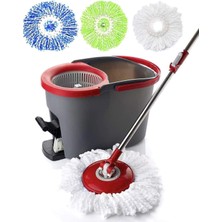 Hype Store Sımplı-Magıc Sıkma Seti ile Spin Paspas ve Kova, Ayak Pedallı Paspas Kovası Temizleme Sistemi, 360°