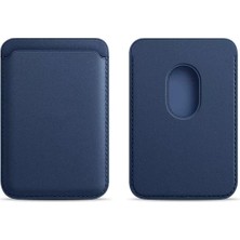 Hype Store iPhone Için Magsafe Özellikli Cüzdan (Koyu Mavi)