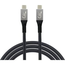 Hype Store Woxcon - USB 4 Hızlı Şarj, Data ve Görüntü Aktarım Kablosu - Type USB C Thunderbolt 4/3 Uyumlu, USB