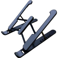 Hype Store Bybaby Yükseklik Ayarlı Plastik Laptop Standı, Kolay Kurulum, Taşınabilir, Ergonomik ve Konforlu, Bi