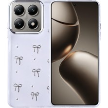 Hype Store 14T ile Uyumlu Kılıf Airbag Köşeli 2mm Kamera Çıkıntı Korumalı Simli Şeffaf Baskılı Z-Kutup Kapak Fi