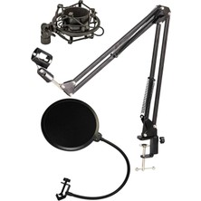 Hype Store NB39 Mikrofon Standı + Pop Filter + Shock Mount