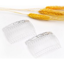 Hype Store Şeffaf Tarak Toka 2 Adet,kadın Çocuk Mandal Toka, Lastik Toka Seti, Toka Organizer, Toka, Kız Çocuk