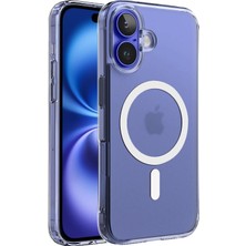 Hype Store iPhone 16 Için iPhone Kılıfı Kamera Korumalı Magsafe ile Uyumlu Şeffaf Kılıf