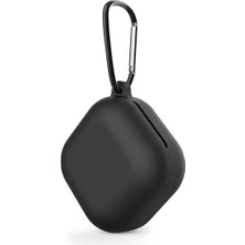 Guleron Samsung Galaxy Buds 2 - Buds Pro - Buds 2 Pro Uyumlu Mat Silikon Kılıf+Kanca