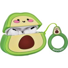 Guleron Airpodss Pro / Pro 2. Nesil Silikon Koruyucu Sevimli Avokado Desenli Kılıf