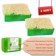 Hype Store Organicsun Doğal Kabak Lifli Sabunu 120 gr x 2 Adet Tüm Cilt Tipleri Için B ve E Vitaminli