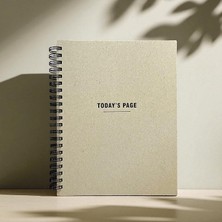 Hype Store Tarihsiz 6 Aylık Günlük Planlayıcı | Spiralli Sert Kapaklı Organizer Not Defteri | 204 Sayfa | 22 x