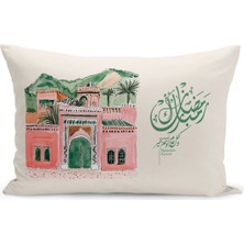 Bertille Home Ramazan Serisi Çift Tarafı Dijital Baskılı Kırlent Kılıfı (Ramadan Cushion Cover)