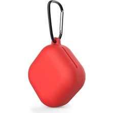 Guleron Samsung Galaxy Buds 2 - Buds Pro - Buds 2 Pro Uyumlu Mat Silikon Kılıf+Kanca