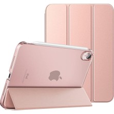 Hype Store iPad Air 11INÇ M2/m3 2025-2024 ile Uyumlu Kılıf Pu Smart Standlı Case 2025-2024 Rose Gold