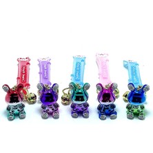 AriaTech Taşlı Ayıcık Silikon Anahtarlık ALK1702 - Lisinya