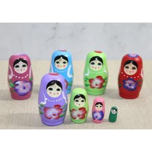 Lokiboo 4'lü Ahşap Matruşka ALK3814 - Lisinya