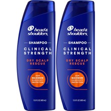 Hype Store Head & Shoulders Klinik Kepek Savunması + Kuru Saç Derisi Kurtarma Şampuanı 13 Oz Ikiz Paket